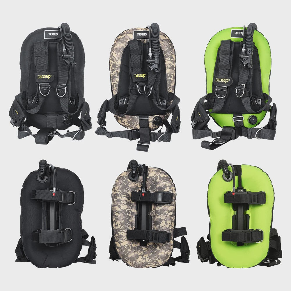 DIDEEP Professionele Duik BCD - Drijvingscontroleapparaat met Donut Design en Hoge-sterkte Nylon