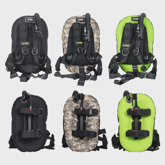 DIDEEP Professionele Duik BCD - Drijvingscontroleapparaat met Donut Design en Hoge-sterkte Nylon