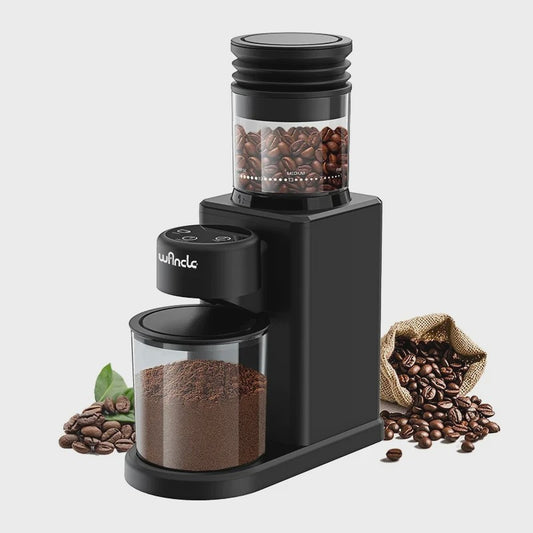 Elektrische Koffiemolen met Conische Braam, 25 Maalgraad Instellingen & Touchscreen
