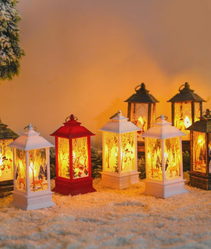Kerst Lantaarn met LED Verlichting - Sfeervolle Decoratie voor Feestdagen
