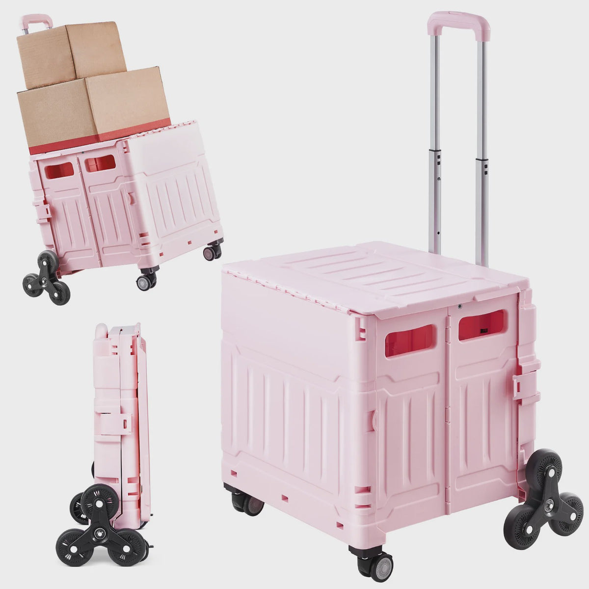 Opvouwbare Traplift Kar met 10 Wielen - 68kg Draagvermogen