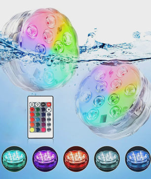 Waterdichte LED Verlichting met Afstandsbediening - Sfeer voor Onderwater & Decoratie