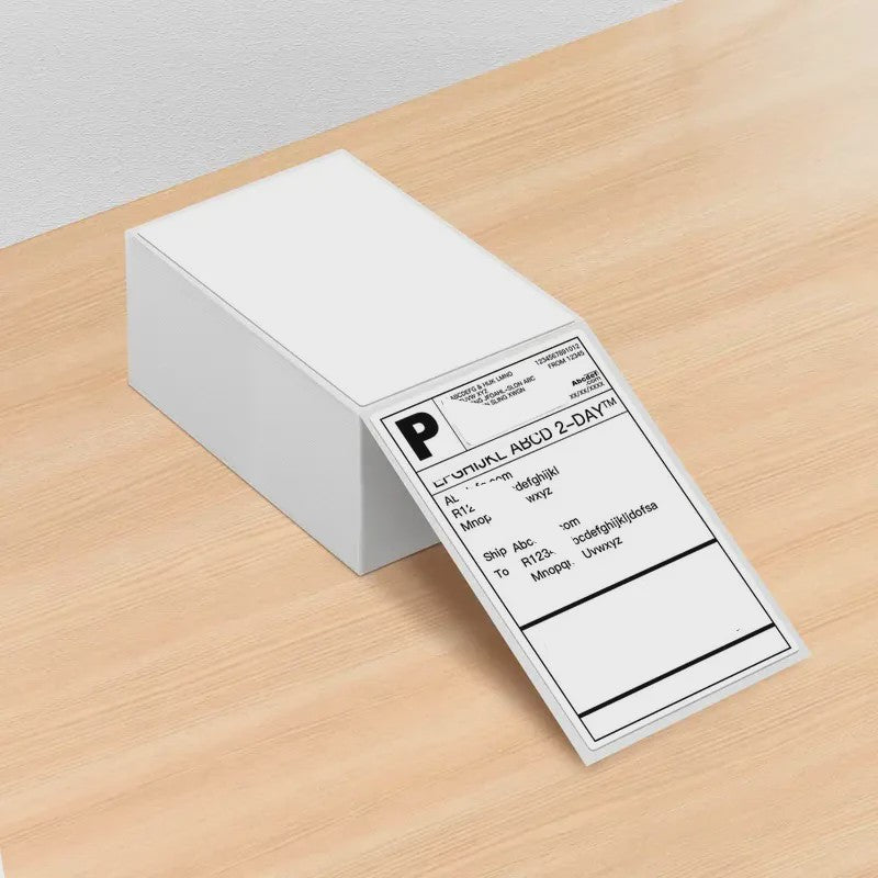 4x6 Inch Thermische Verzendlables - 500 Vel per Rol - BPA-Vrij & Waterbestendig