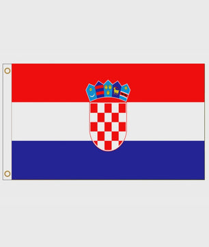 Kroatische Vlag 90x150cm - Officiële Vlag van Kroatië
