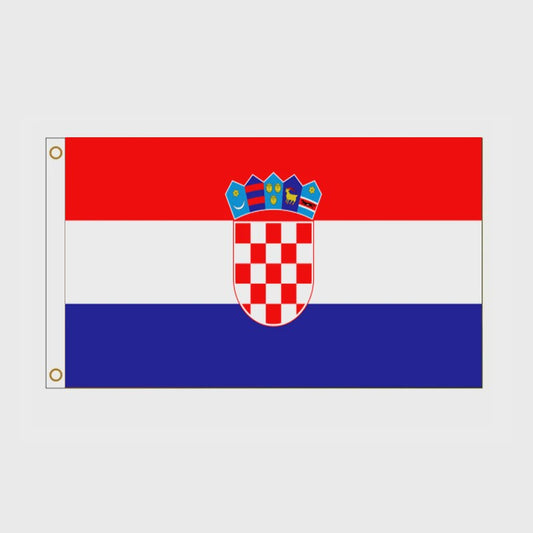 Kroatische Vlag 90x150cm - Officiële Vlag van Kroatië