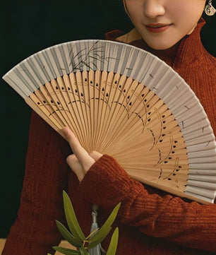 Elegante Chinese Stijl Vouwbare Handwaaier met Kwastje - Perfect voor Dans, Decoratie of Cadeau