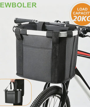 NEWBOLER Afneembare Fietsmand - Waterdicht Stuurmand & Hondenmand voor Bikepacking