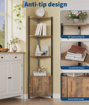 5-Laags Hoek Kast Organizer - Ruimtebesparend en Multifunctioneel