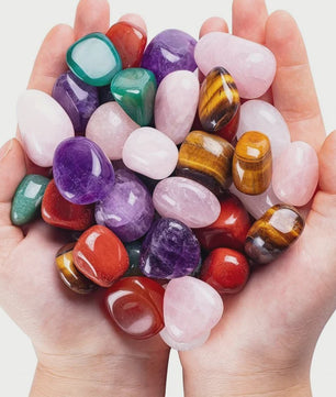 100g Mix Edelstenen Tumblestones - Natuurlijke Gepolijste Kristallen voor Decoratie