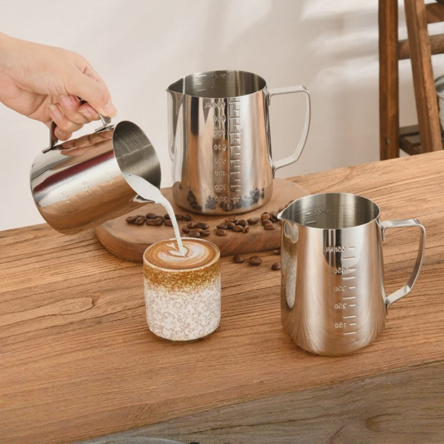 RVS Melkopschuimkan - Barista Kwaliteit voor Perfecte Latte Art