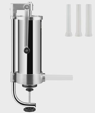 Verticale Worststopper 1.5/3L met 3 Vulbuizen - Professionele Worstmaker