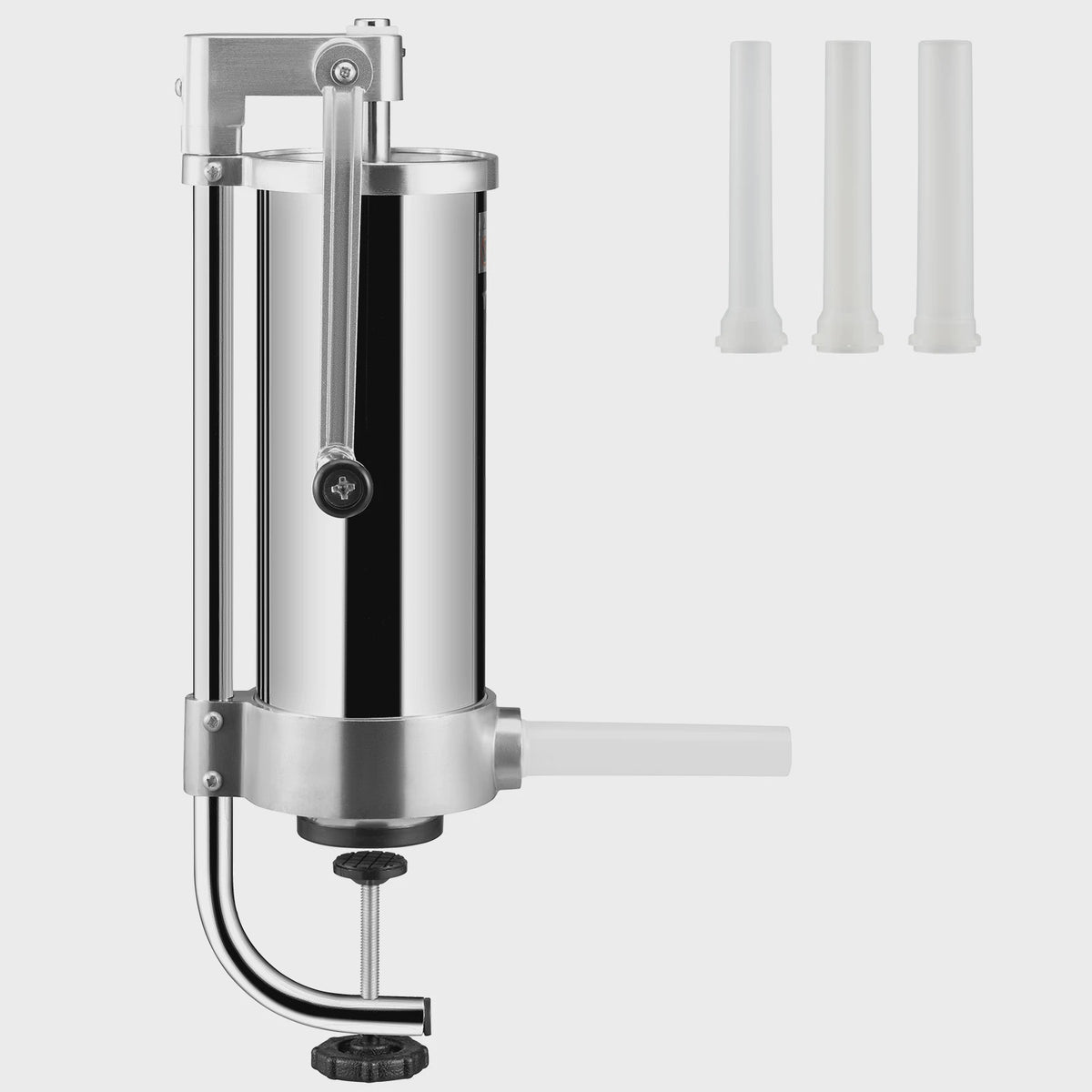 Verticale Worststopper 1.5/3L met 3 Vulbuizen - Professionele Worstmaker