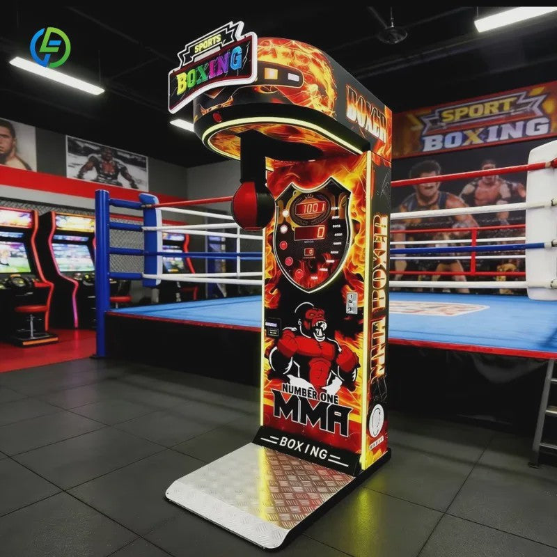 Professionele Boksmachine Arcade Game - Coin Operated voor Horeca & Thuisgebruik