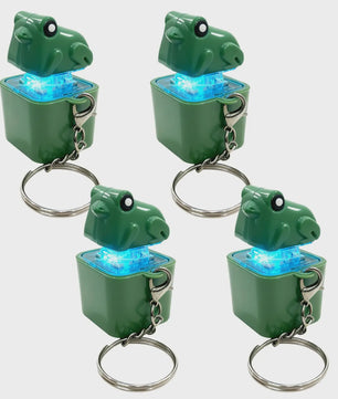 Grappige Kikker Sleutelhanger met Geluid & LED - Oplaadbare Fidget Toy