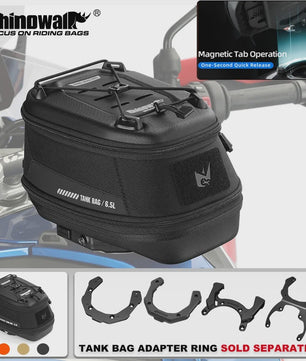 Rhinowalk Waterdichte Magnetische Motor Tanktas met Snelle Ontgrendeling - 6.5L