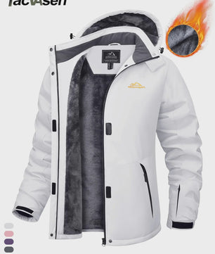TACVASEN Dames Winter Parka Jas - Fleece gevoerd, Waterdicht & Winddicht Ski Jack