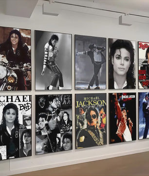 Iconische Michael Jackson Poster - Retro Muziek Kunst Decoratie