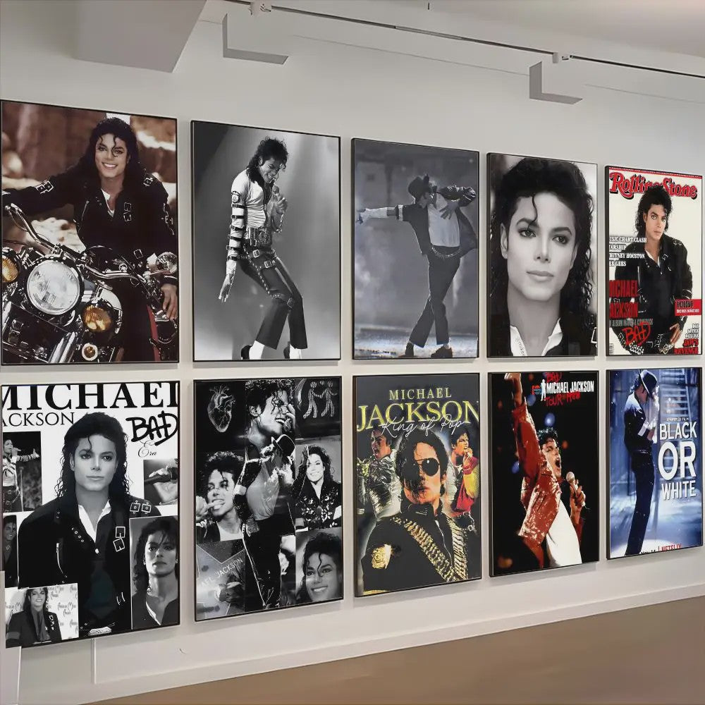 Iconische Michael Jackson Poster - Retro Muziek Kunst Decoratie