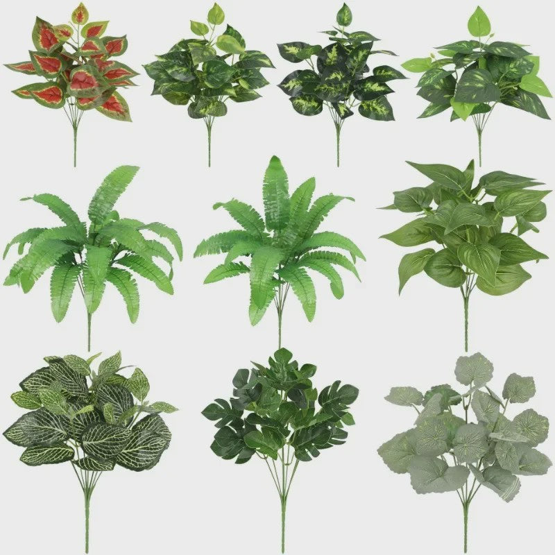 Zijden Schildpadblad Plantenbladeren - Kunstmatige Dieffenbough Decoratie voor Woonkamer