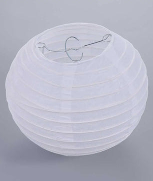 Witte Ronde Papieren Lampion - Chinese Sfeer voor Feest & Festival (10-40cm)