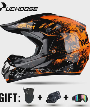 Professionele Off-road Motorhelm voor Volwassenen & Kinderen - Inclusief Gratis Gift Set