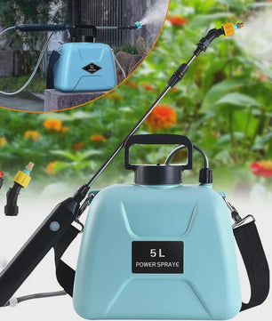 5L Tuinspuit met Telescoopsteel en 3 Verstelbare Sproeikoppen - Ideaal voor Binnen & Buiten