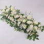 Luxe Witte Kunstbloemen Slinger 100cm - Bruiloft Tafeldecoratie & Achtergrond