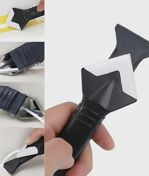 5-in-1 Silicone Voegentrekker en Afwerkgereedschap - Voor Badkamer, Keuken & Meer