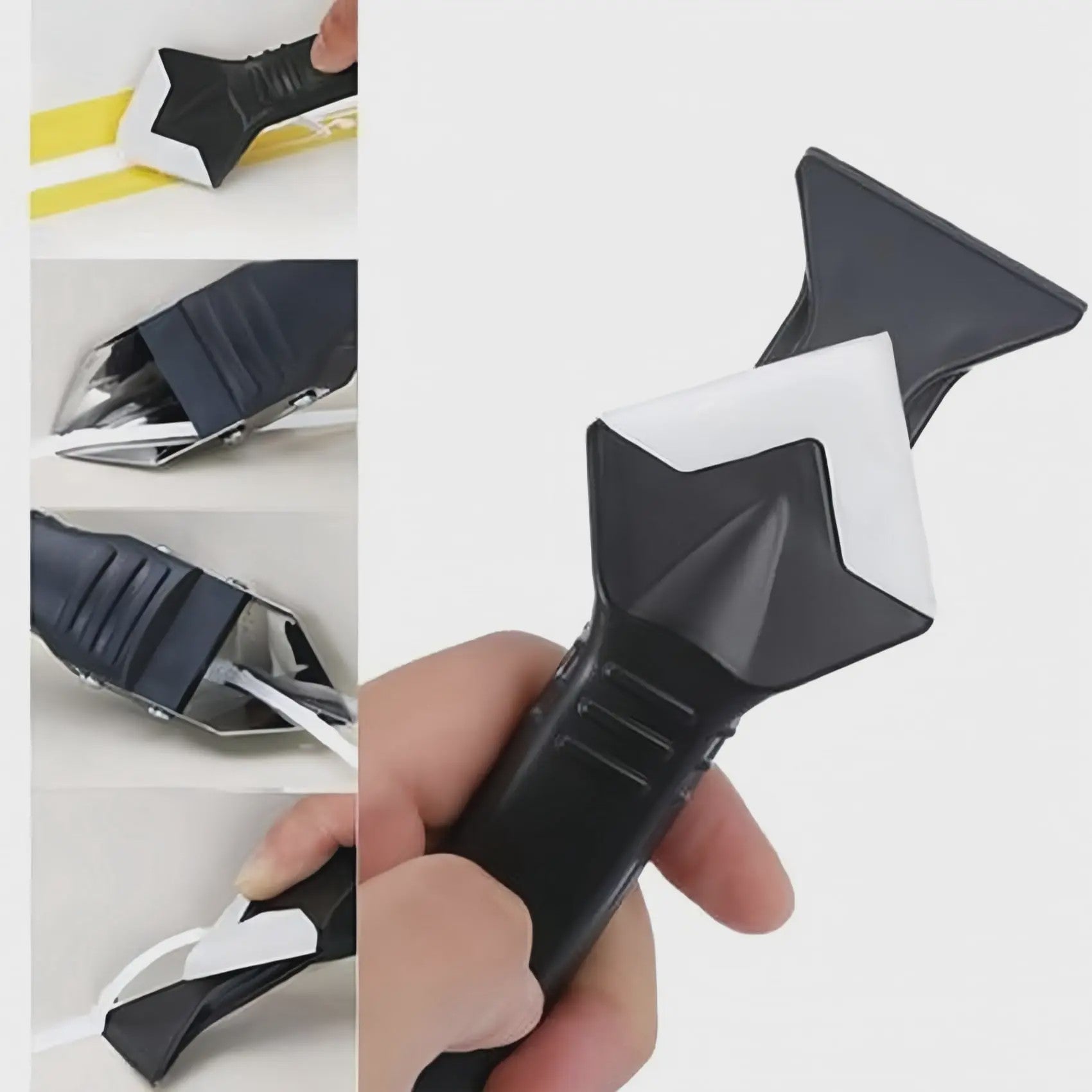 5-in-1 Silicone Voegentrekker en Afwerkgereedschap - Voor Badkamer, Keuken & Meer