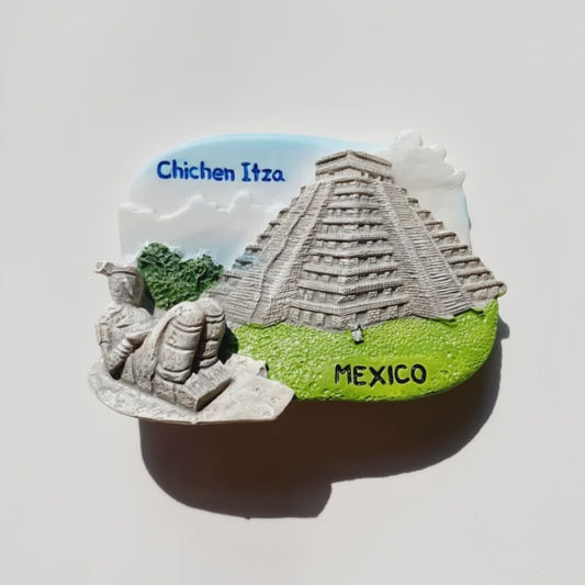 Chichen Itza Magneet - Mexico Maya Ruïnes Koelkastdecoratie