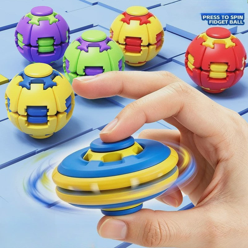 Draaiende Bal Fidget Spinner - Stressverlichtend Speelgoed voor Kinderen en Volwassenen