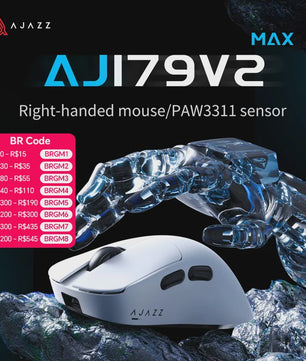 AJAZZ AJ179 V2 MAX Ergonomische Draadloze Gaming Muis (PAW3311, 1K Polling Rate, 56g)