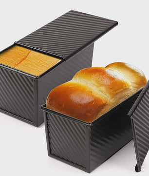 Pullman Broodvorm met Deksel - 1 lb Non-Stick Koolstofstaal voor Toast & Cake