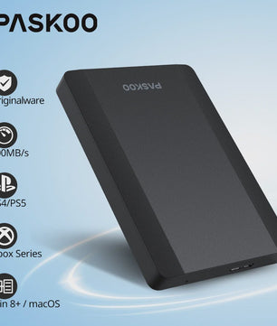 Externe Harde Schijf USB 3.0 (250GB-1TB) - Plug & Play Opslag