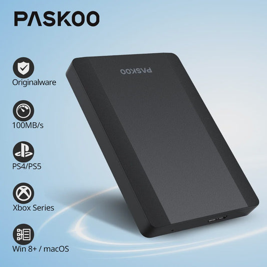 Externe Harde Schijf USB 3.0 (250GB-1TB) - Plug & Play Opslag