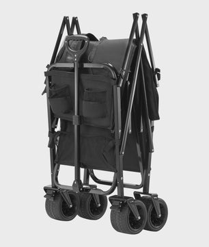 Dubbeldeks inklapbare transportkar - 300L, 450lbs, All-Terrain wielen