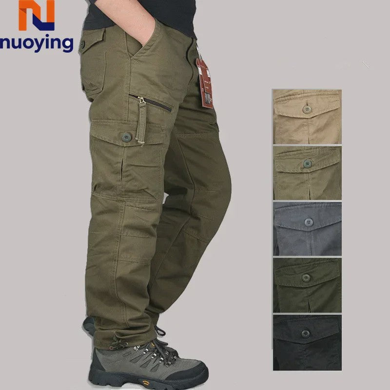 Heren Cargo Broek - Comfortabele Outdoor & Wandelbroek met Meerdere Zakken