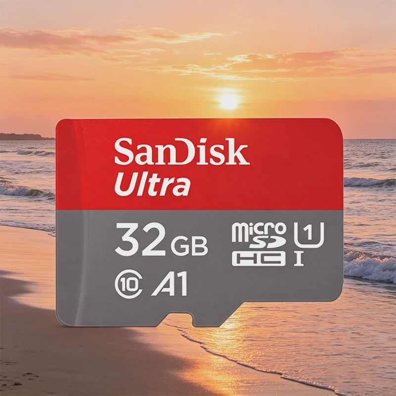 SanDisk Ultra Micro SDXC Kaart 32GB, 64GB, 128GB, 256GB - Snel & Betrouwbaar