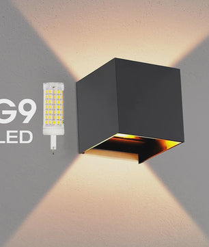 Moderne G9 LED Wandlamp Waterdicht IP65 Aluminium - Buiten & Binnen Gebruik