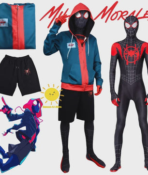Miles Morales Spider-Man Cosplay Kostuum - Compleet Pak voor Heren & Dames
