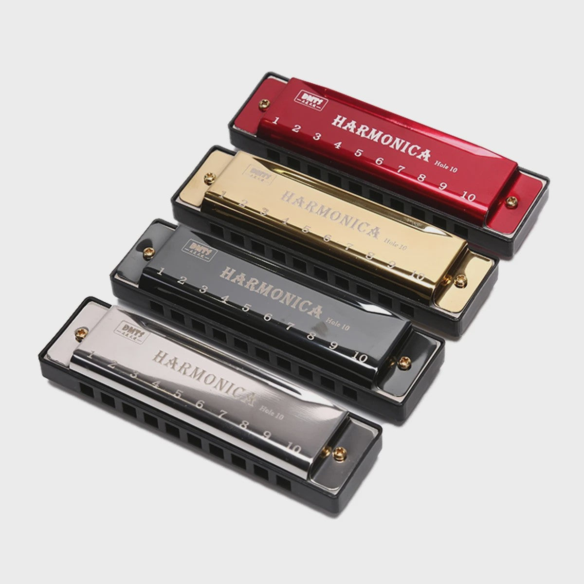 Diatonische C-Harmonica 10 Gaten - Ideaal voor Beginners, Studenten & Kinderen - Inclusief Beschermhoes