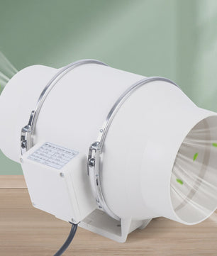 Stille Afzuigventilator 220V voor Kanalen - Keuken, Badkamer, Toilet - 2600RPM