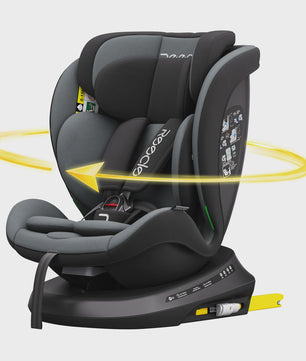 Reecle I-Size 360° Draaibaar Autostoeltje 40-150cm (0-12 Jaar) met ISOFIX
