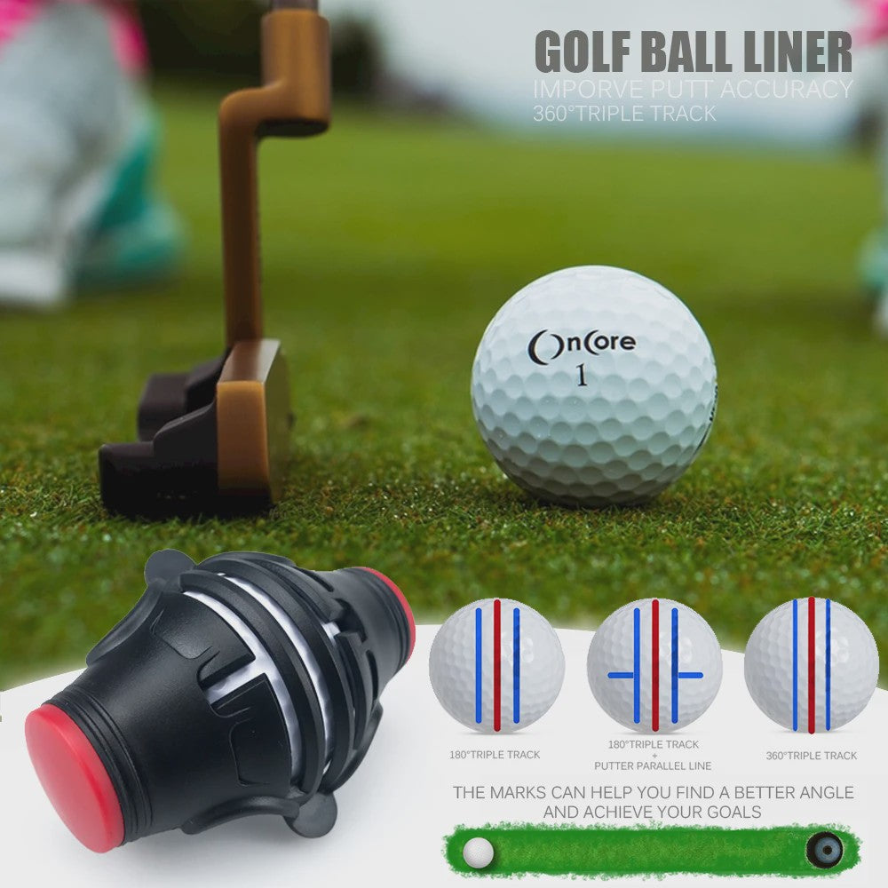 360° Golf Bal Markering Tool: Verbeter Putt Nauwkeurigheid met Precisie Lijn