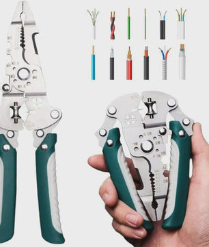 18-in-1 Multifunctionele Tang: Draadstripper, Krimper & Knipgereedschap