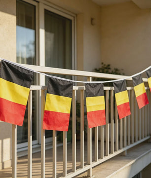 Belgische Slingervlaggetjes - 20 Stuks - 5.5 Meter - Feestdecoratie