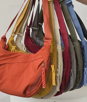 Trendy Dames Schoudertas van Zacht Materiaal - Casual Hobo Crossbody Tas