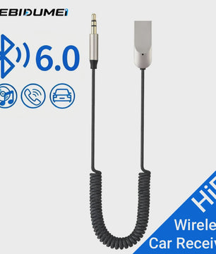 Draadloze Bluetooth 6.0 AUX Audio Ontvanger voor Auto & Hifi - Muziek & Handsfree Bellen