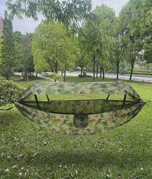Dubbele Outdoor Hangmat met Klamboe en Anti-omval functie - Comfortabel Kamperen