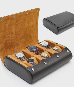 Luxe Horloge Reiskoffer Organizer - 6 Vakken - Voor Heren & Dames